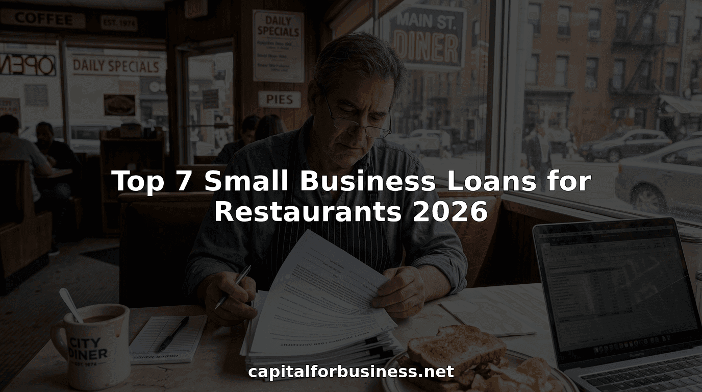Top 7 Small Business Loans for Restaurants 2026