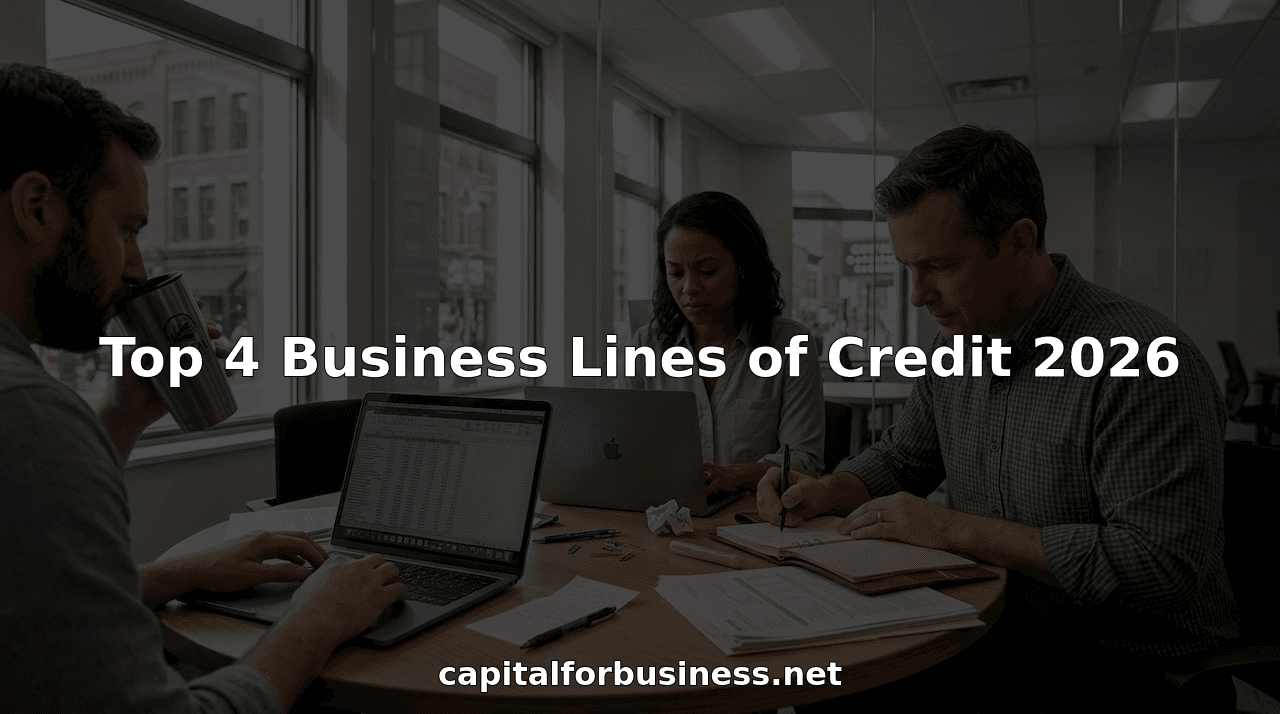 Top 4 Business Lines of Credit 2026