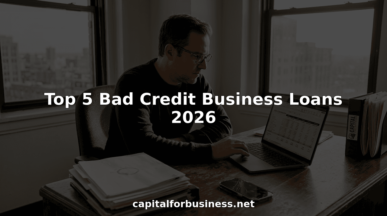 Top 5 Bad Credit Business Loans 2026