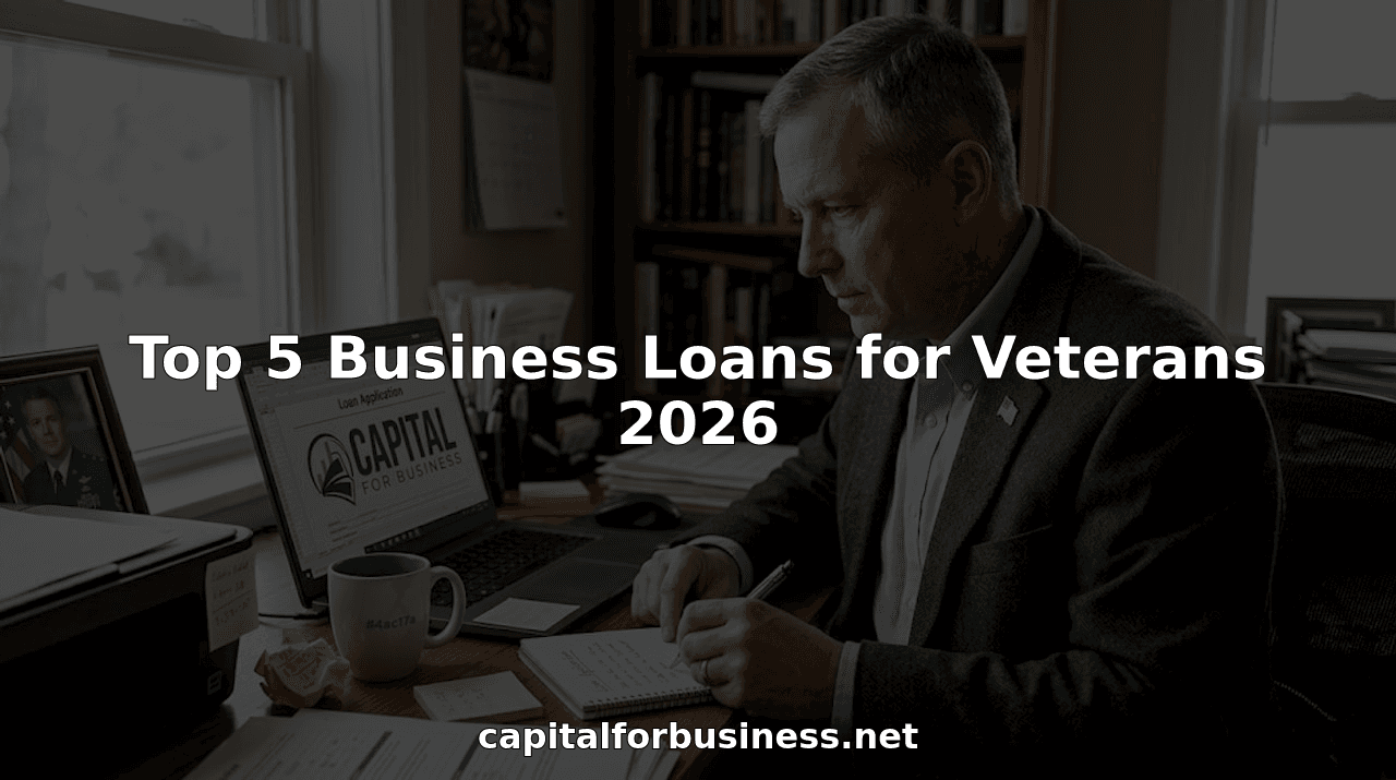 Top 5 Business Loans for Veterans 2026